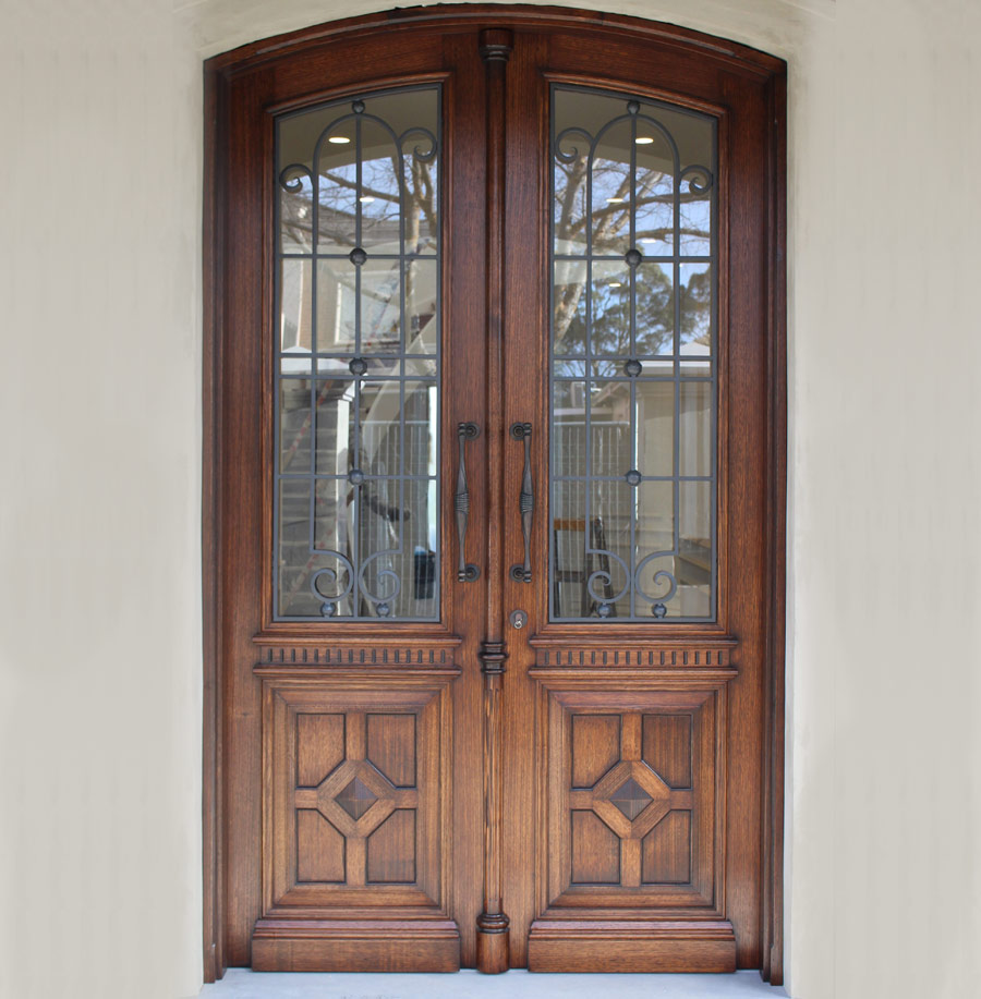 timber front Entrance doors Hampton