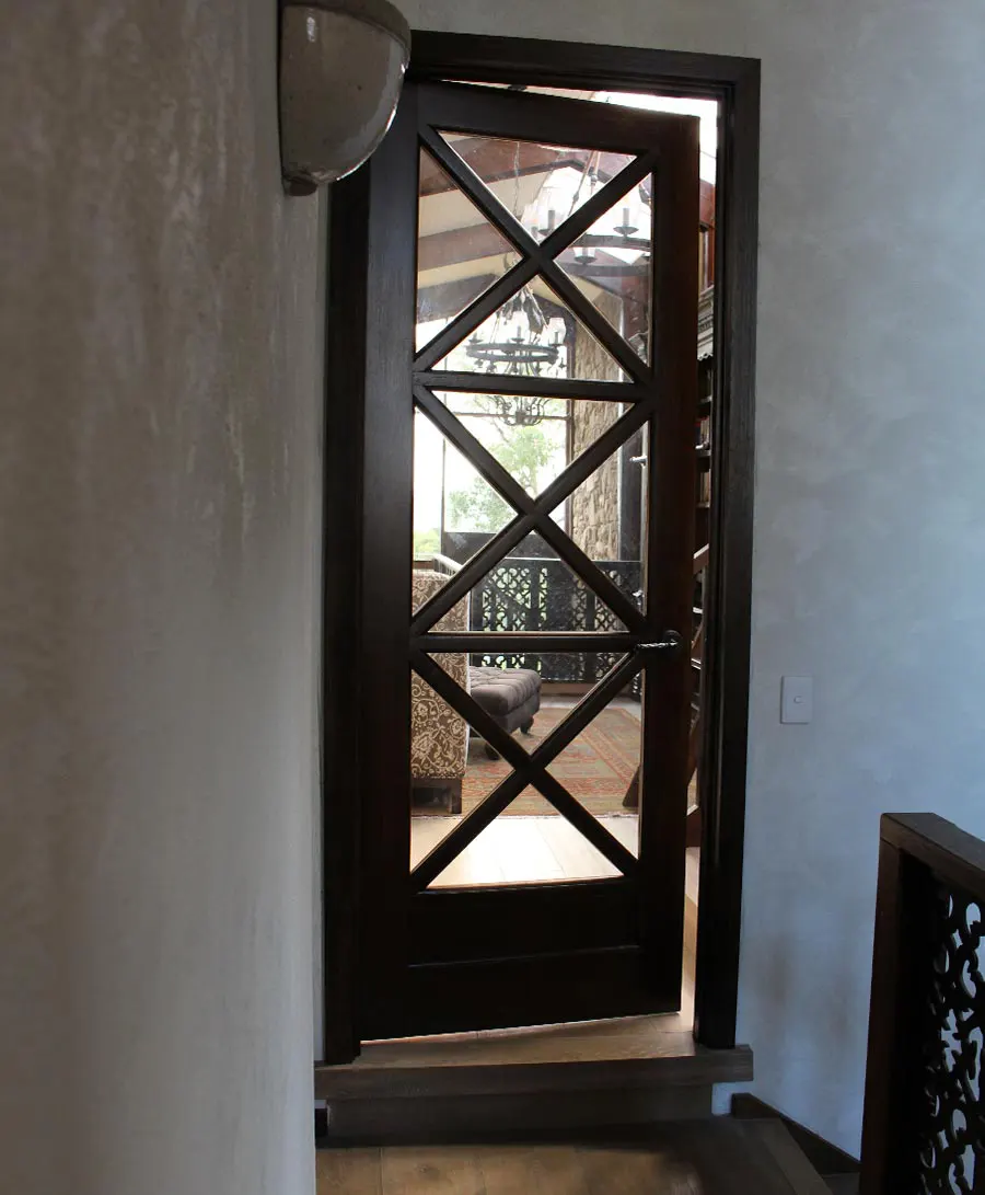 entrance & internal doors with glass design