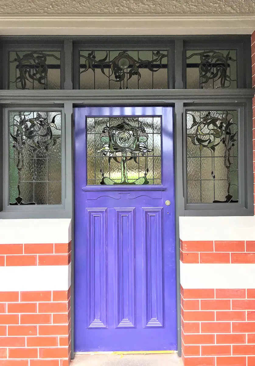 leadlight entry doors melbourne