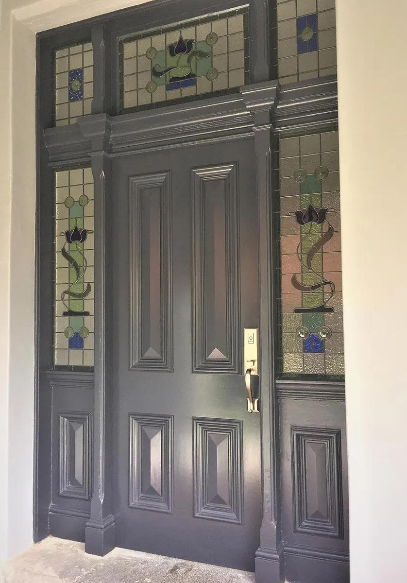 leadlight door design