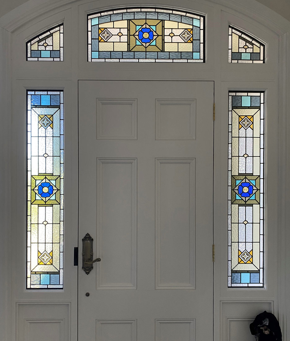 leadlight entrance doors