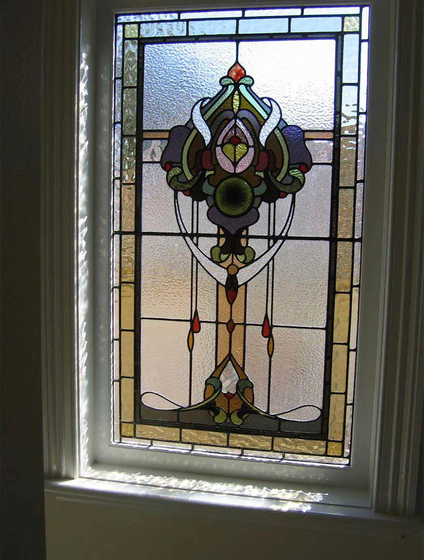 Victorian leadlight window image