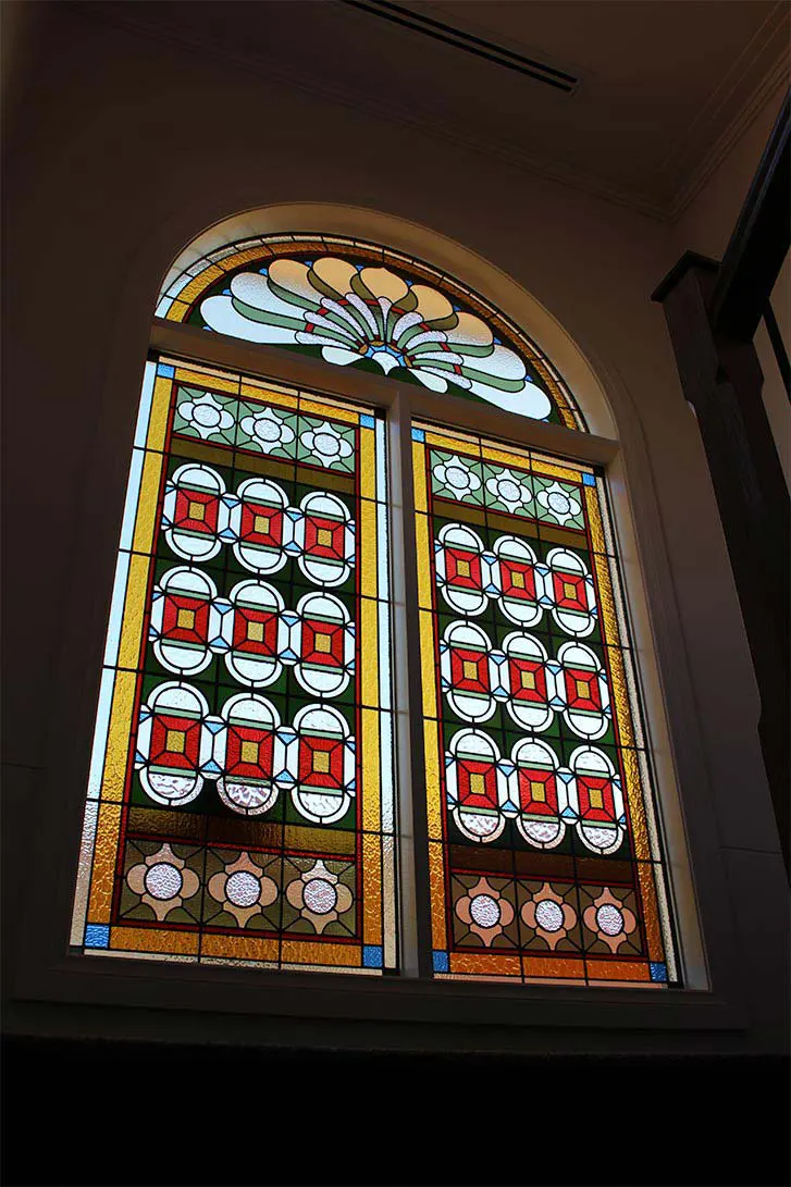 Victorian leadlight window design