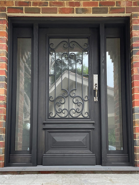 wrought iron entry doors Melbourne