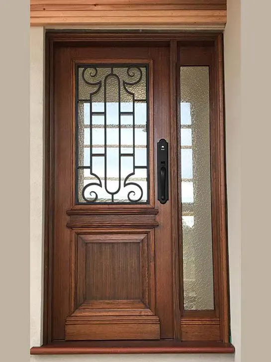 wrought iron entry doors Melbourne