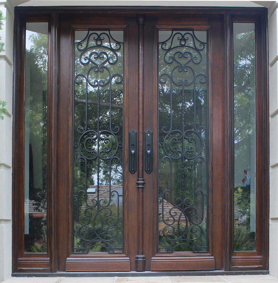 Solid Timber Entrance Doors External Melbourne Front